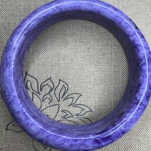 Natural Charoite Bangle